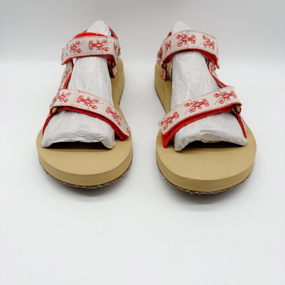 L.L. Bean Sandals Women 10 Tan Lobster Sara Fitz Sport Strappy ID 519121 - Picture 8 of 10